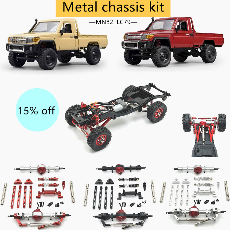 Model Kit Frame - MN82 Modified Chassis Kit, Metal Upgrade