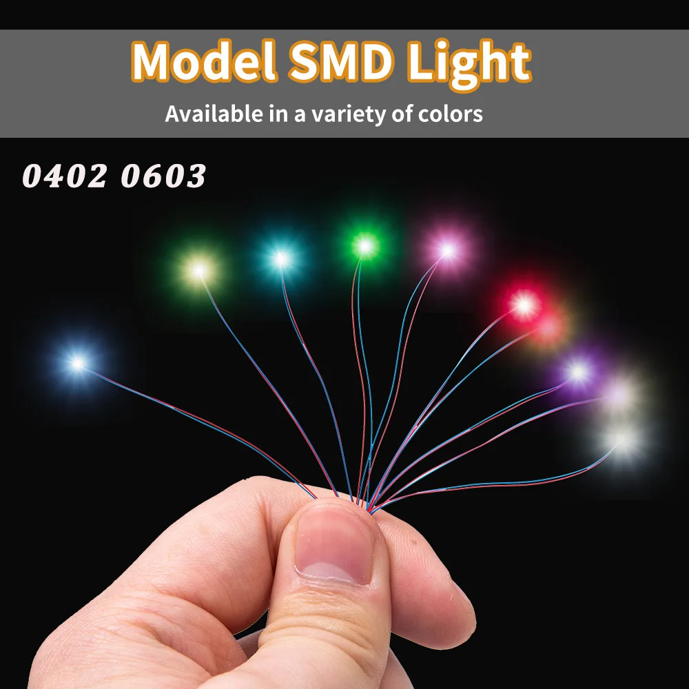 Model Kit Locomotive - 5PCS 3V LED 0402 0603 SMD