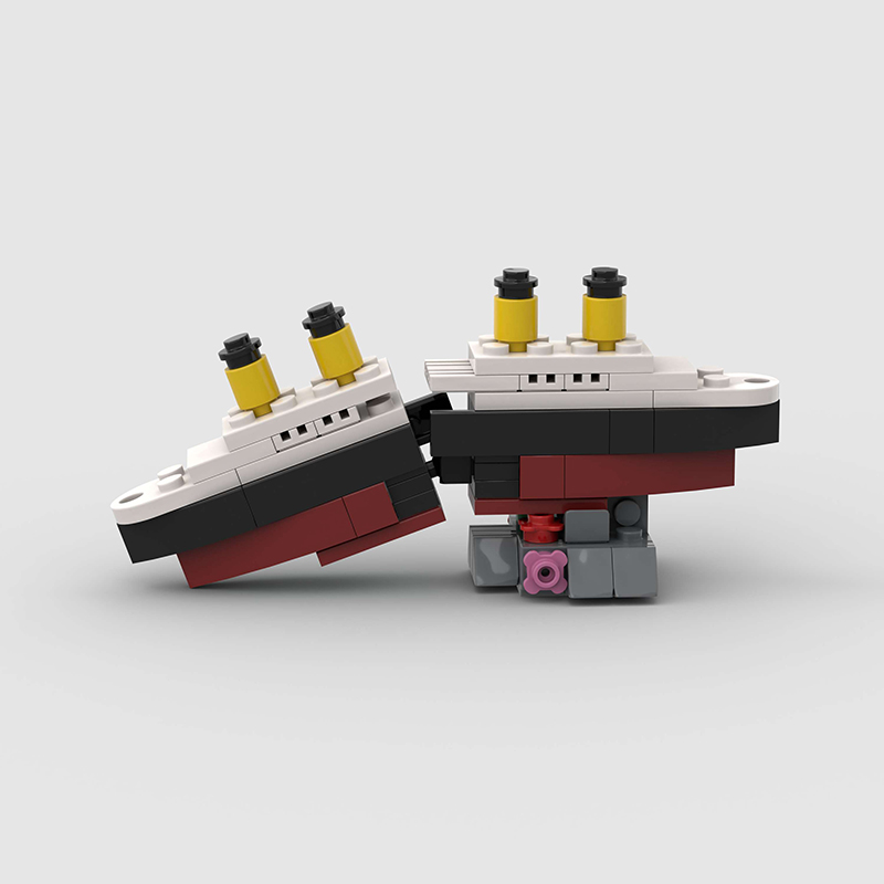 Model Kit Lucario - Mini RMS Titanic Sank Ship Model