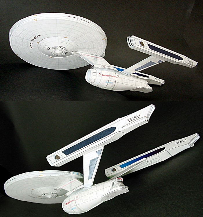 Model Kit Fantasy - Star Trek U.S.S. Enterprise NCC-1701-A DIY