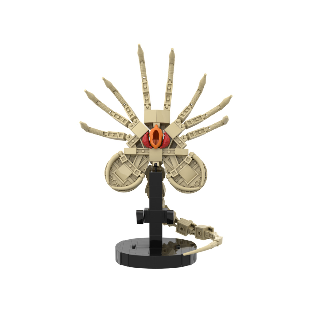 Model Kit Ultron - Gobricks MOC Alien Facehugger Bricks Model