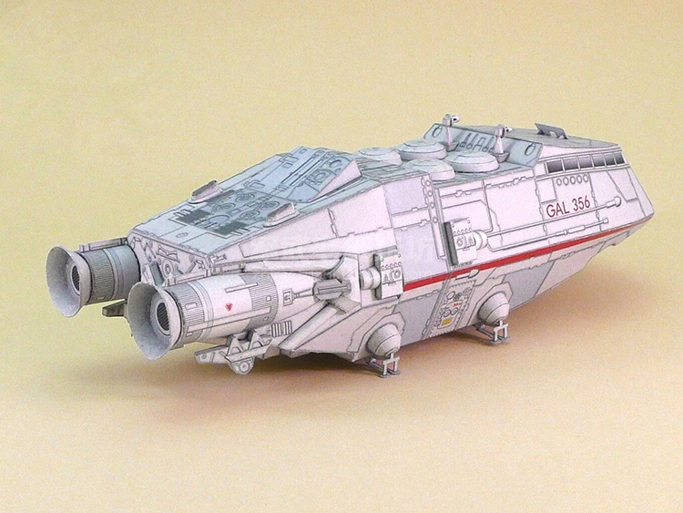 Model Kit Fantasy - 1:120 Scale Battlestar Galactica Colonial Shuttle