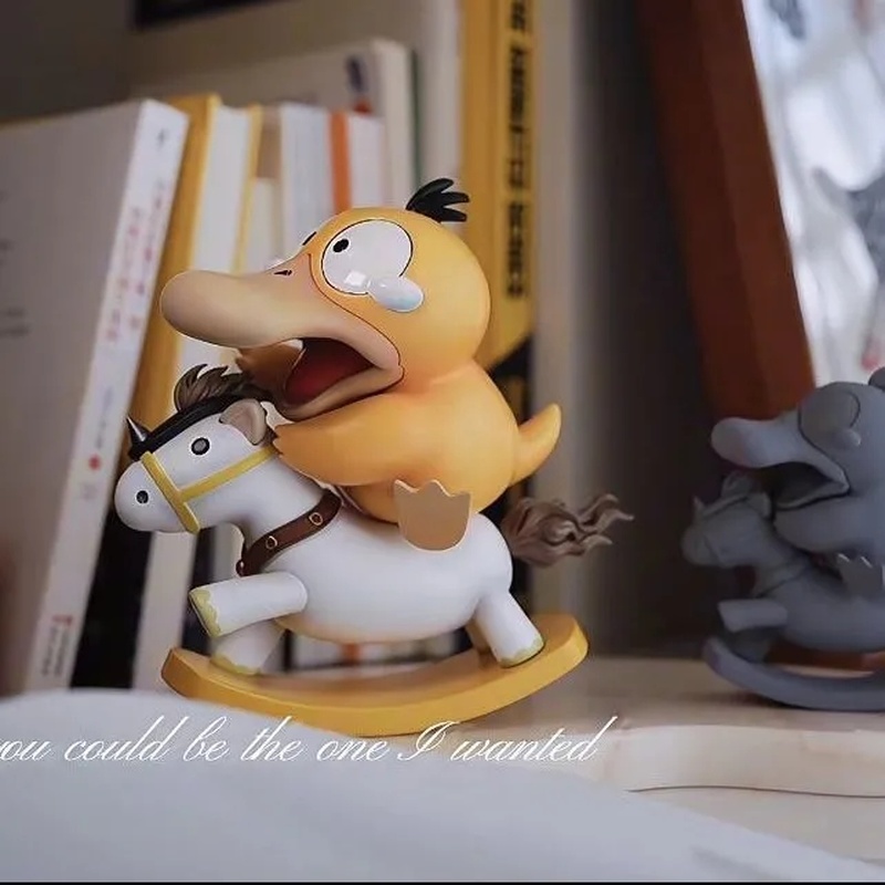 Model Kit Horse - Pokemon Psyduck Rocking Horse Gk Anime