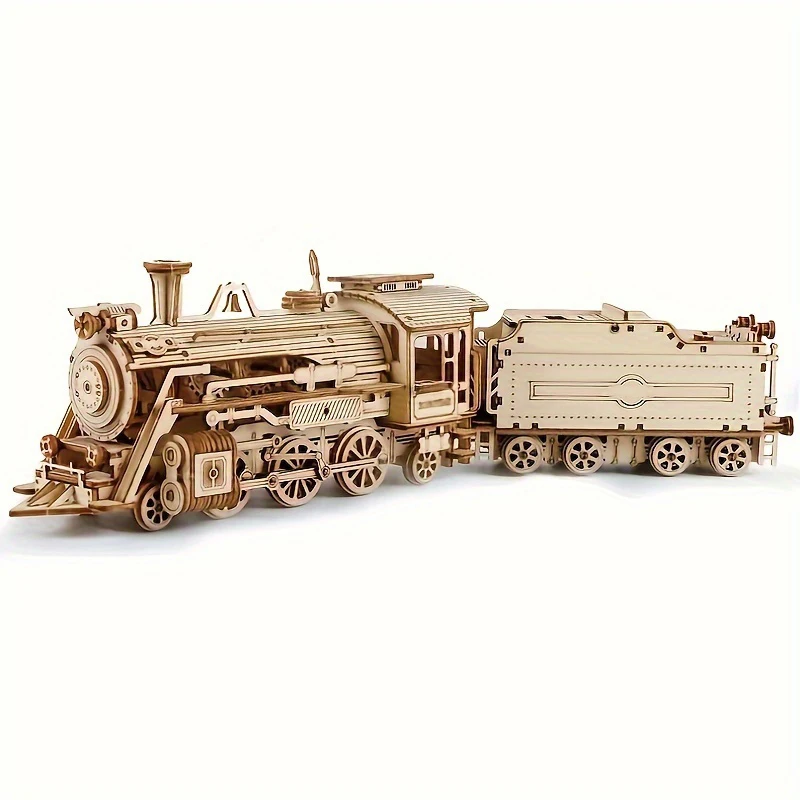 Model Kit Locomotive - Locomotive 3D Wooden Puzzle Scale Model