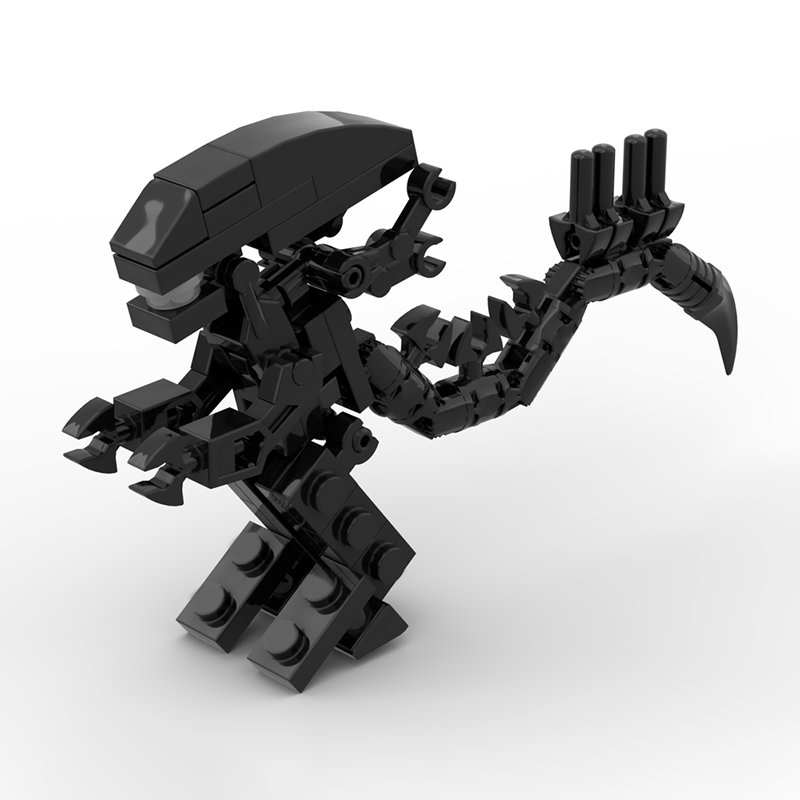 Model Kit Ultron - 49pcs MOC Aliens Xenomorph Minifig Scale