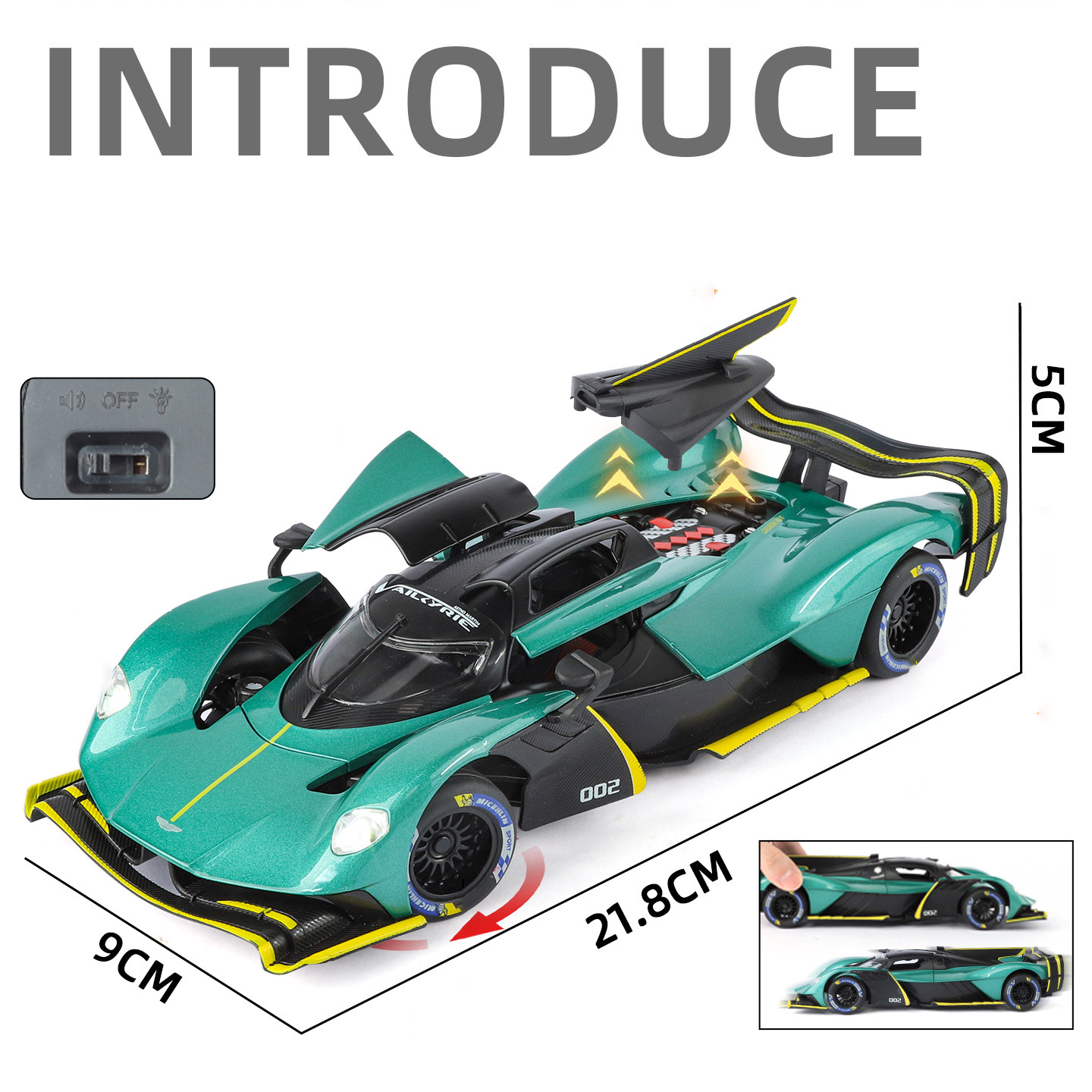1:24 Valkyrie Spider Supercar  - Model Kit Valkyrie ulasan dan harga