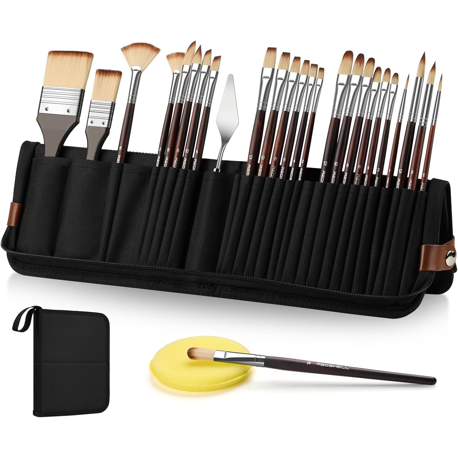 BOMEIJIA 26pcs Nylon Brush Set - Model Kit Acrylic Paint ulasan dan harga