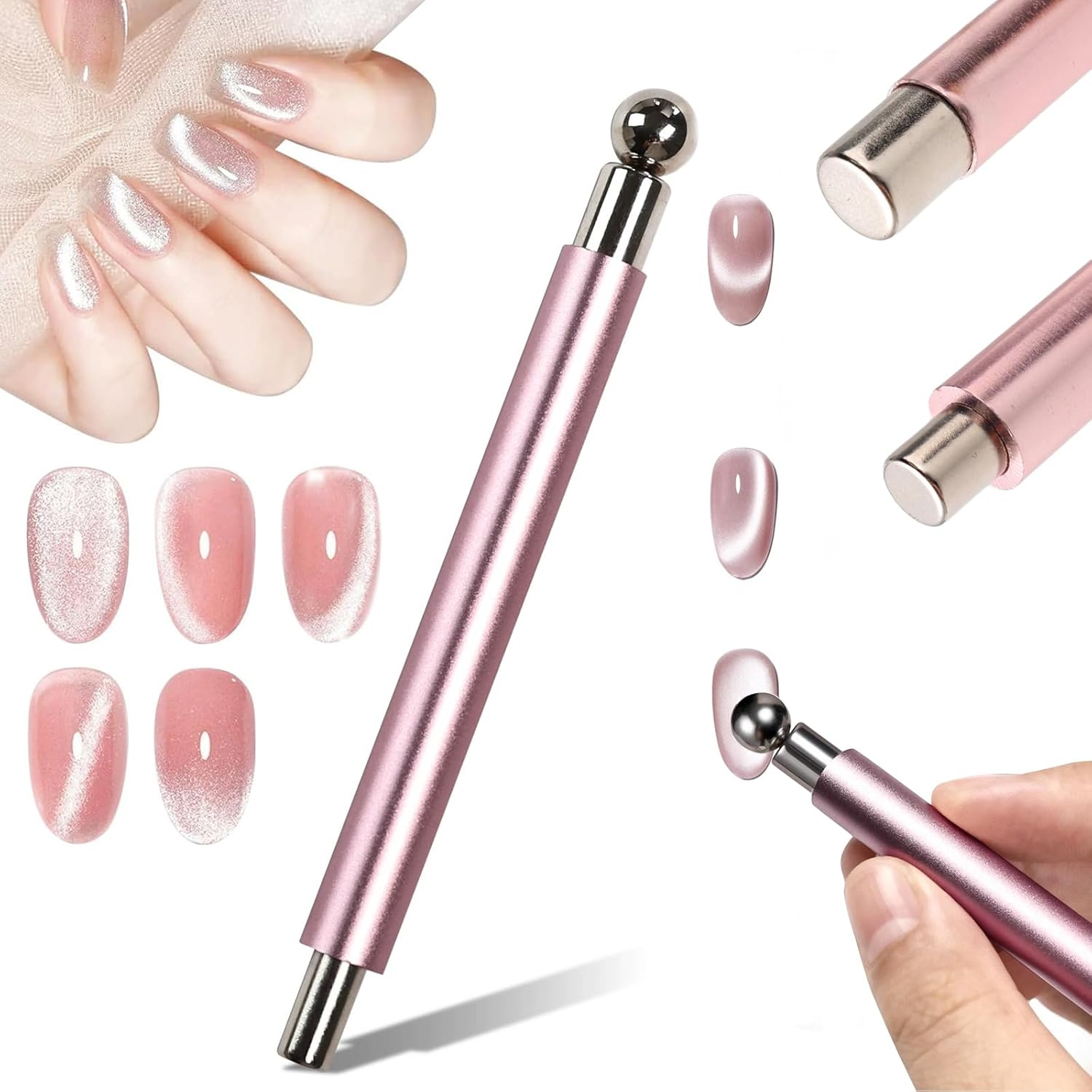 1/2Pcs Nail Cat Eye Magnetic B - Sanding Stick Set ulasan dan harga