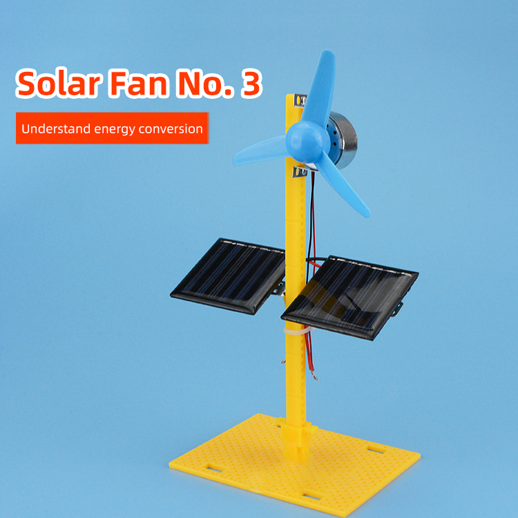 DIY Solar Electric Fan Model A - Model Kit China ulasan dan harga