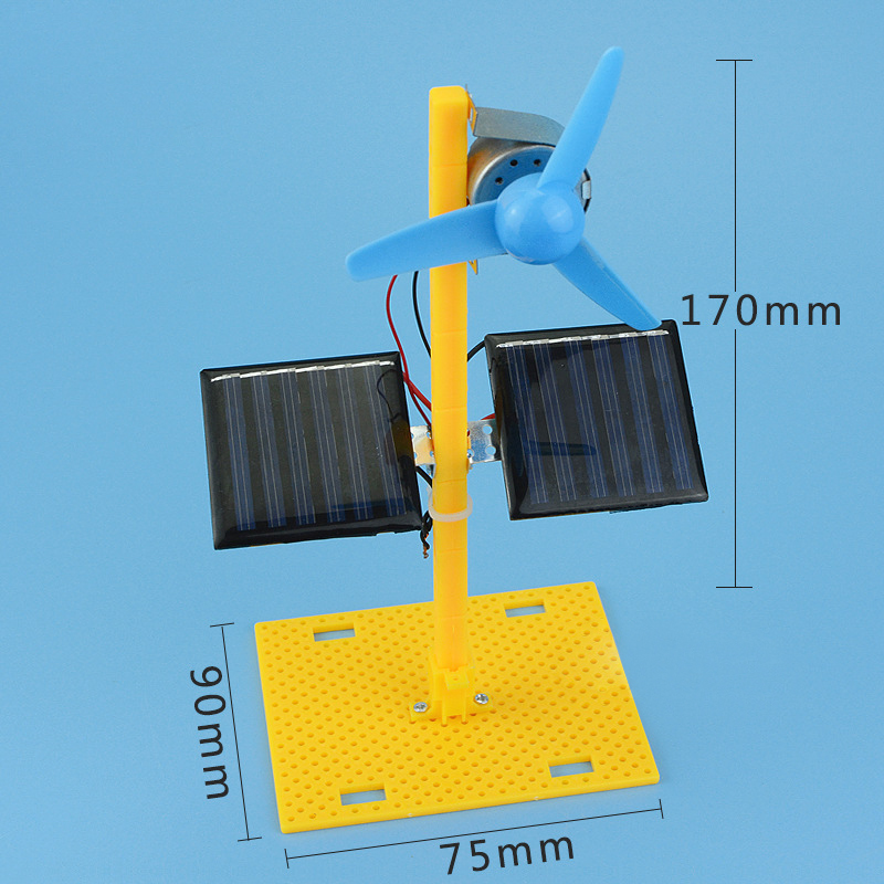 DIY Solar Electric Fan Model A - Model Kit China ulasan dan harga