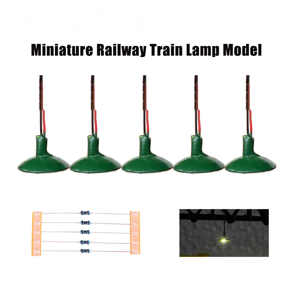 5PCS Miniature Wall Lamp Model - Model Kit Locomotive ulasan dan harga