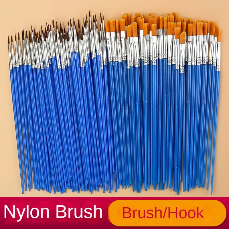 10/20/50Pcs Painting Brushes S - Model Kit Acrylic Paint ulasan dan harga