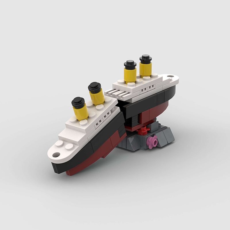 Mini RMS Titanic Sank Ship Mod - Model Kit Lucario ulasan dan harga