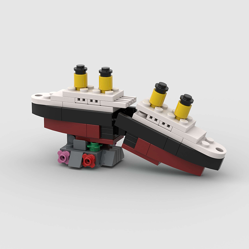 Mini RMS Titanic Sank Ship Mod - Model Kit Lucario ulasan dan harga
