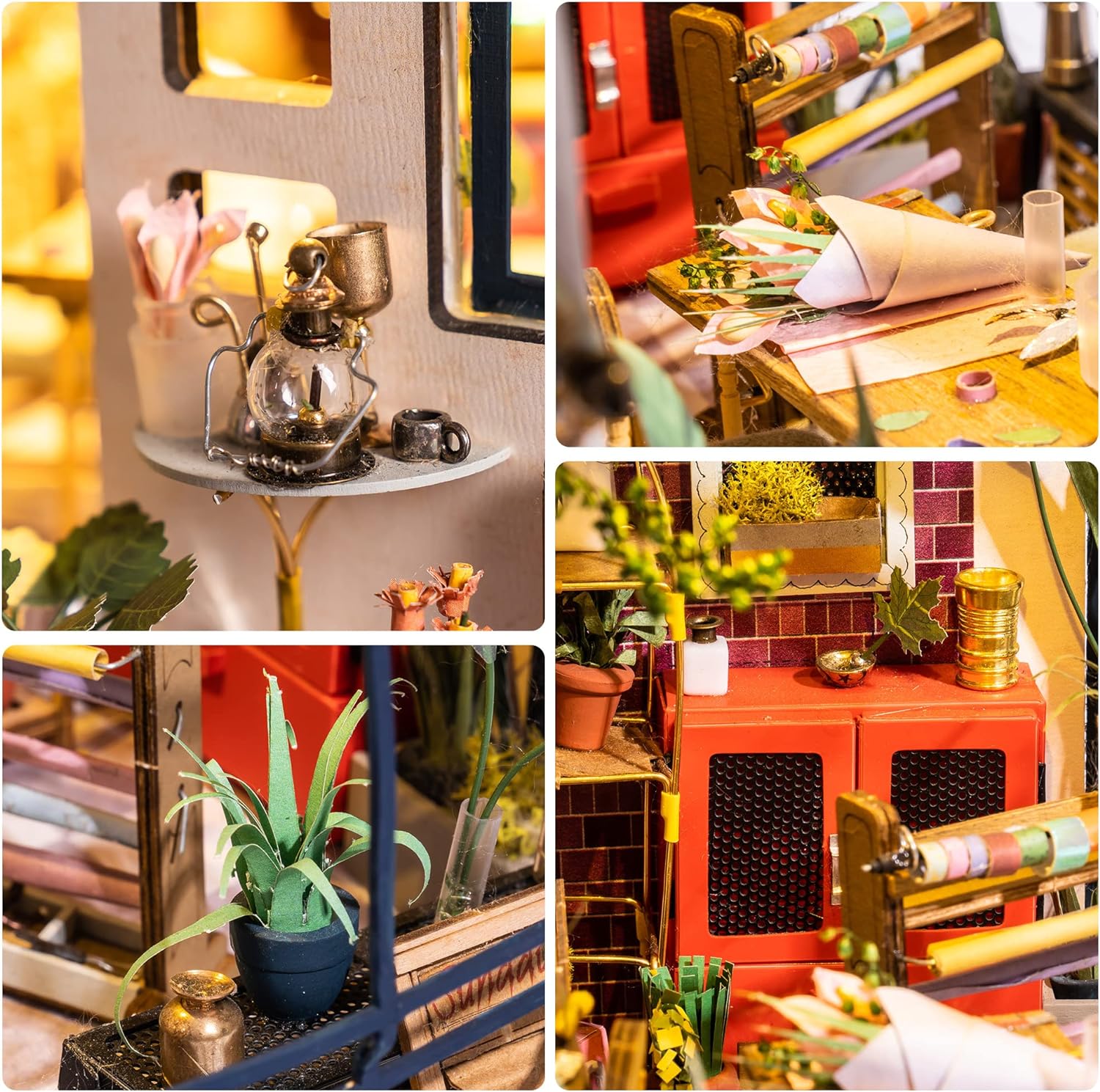 Robotime Rolife DIY Miniature  - Model Kit Glue ulasan dan harga