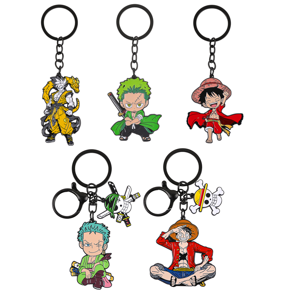 One Piece Anime Keychain Set - - Model Kit Luffy ulasan dan harga