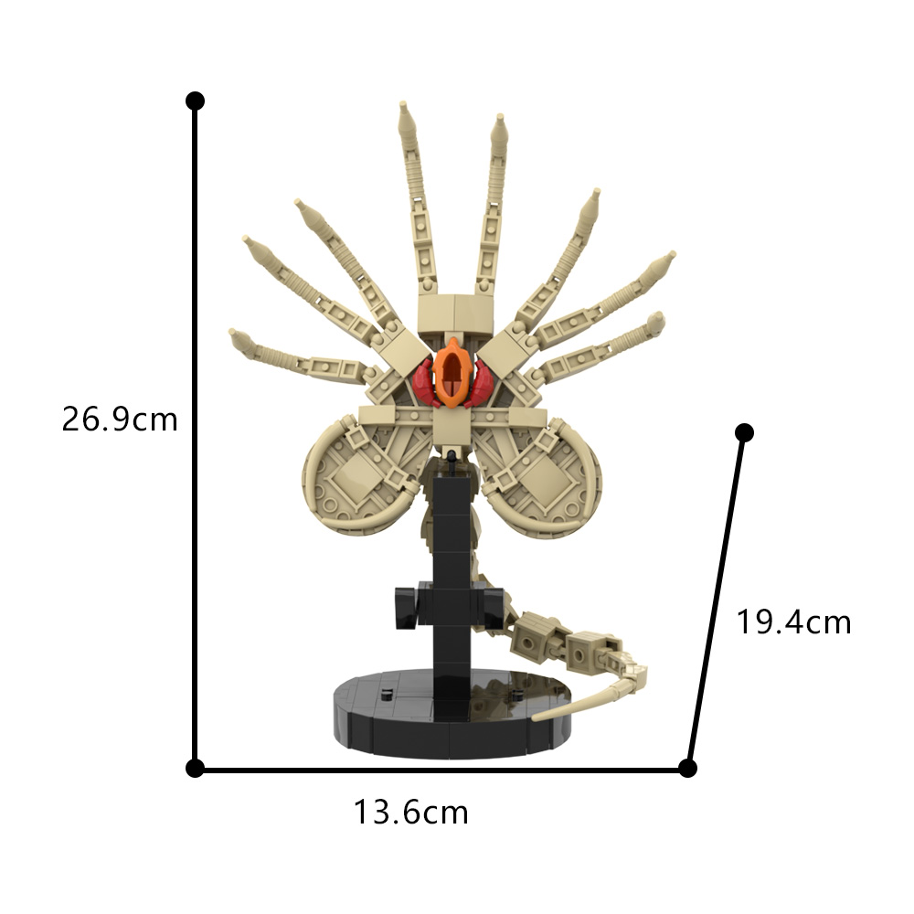 Gobricks MOC Alien Facehugger  - Model Kit Ultron ulasan dan harga