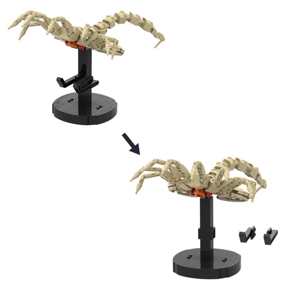 Gobricks MOC Alien Facehugger  - Model Kit Ultron ulasan dan harga