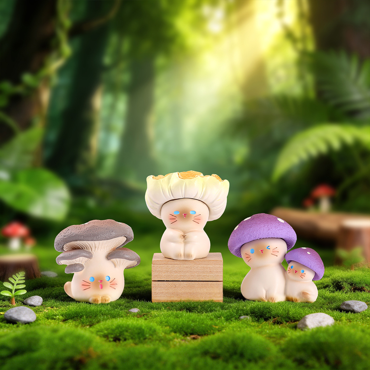 Mushroom Meow Fantasy Little F - Model Kit Fantasy ulasan dan harga