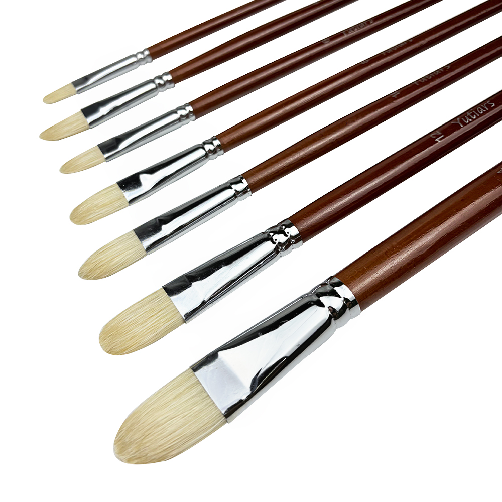 Professional Hog Bristle Filbe - Model Kit Acrylic Paint ulasan dan harga