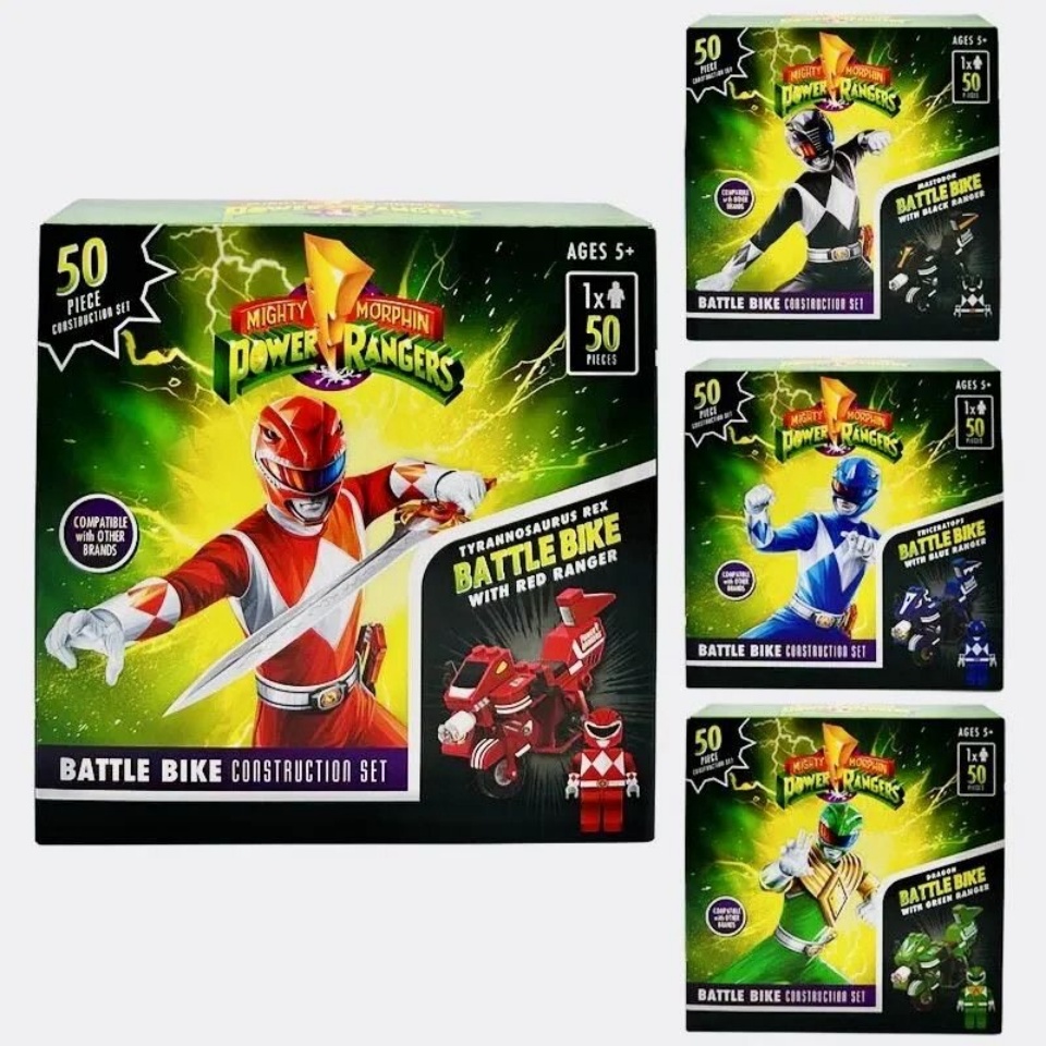 Hasbro Power Rangers Red Green - Model Kit Power Rangers ulasan dan harga