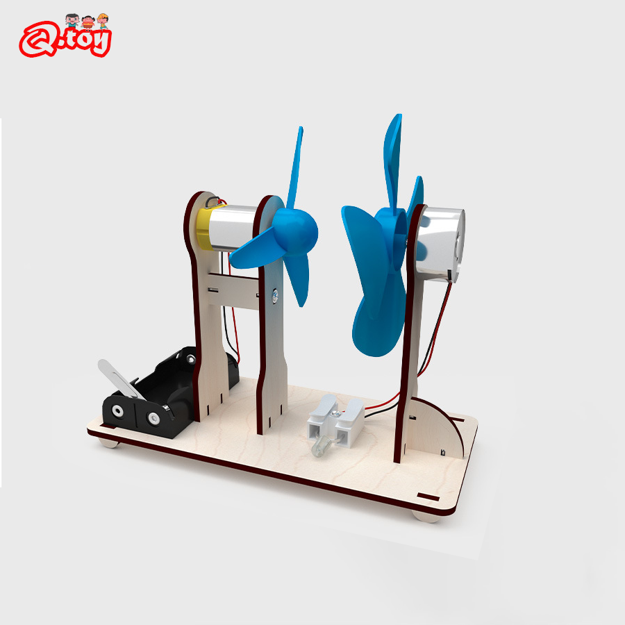 DIY Wind Driven Generator Mode - Model Kit China ulasan dan harga