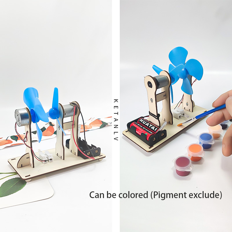 DIY Wind Driven Generator Mode - Model Kit China ulasan dan harga