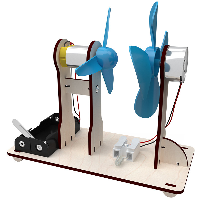 DIY Wind Driven Generator Mode - Model Kit China ulasan dan harga