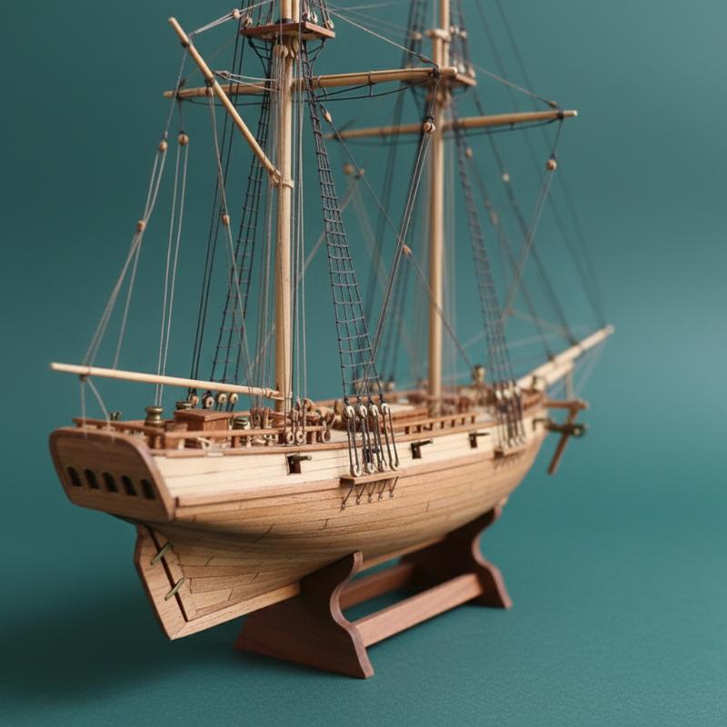 Wooden Ship Model Kit - DIY Sa - Model Kit Lucario ulasan dan harga