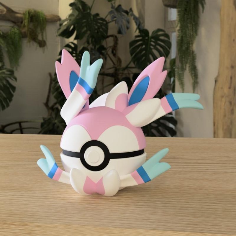 Pokemon Poke Ball Eevee Anime  - Model Kit China ulasan dan harga