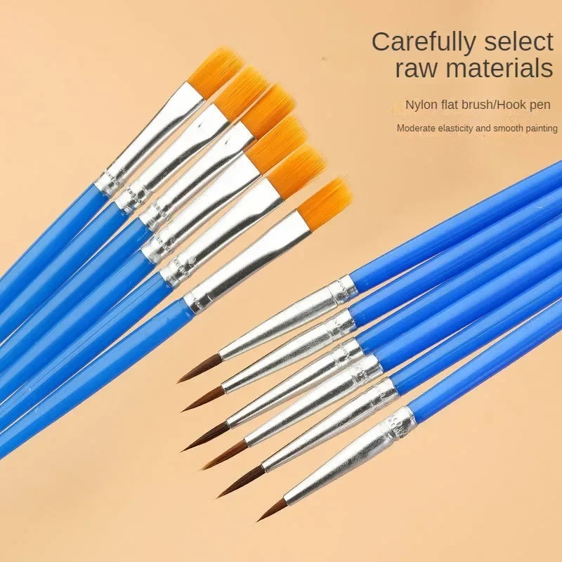 10/20/50 PCS Paint Brushes Set - Model Kit Acrylic Paint ulasan dan harga