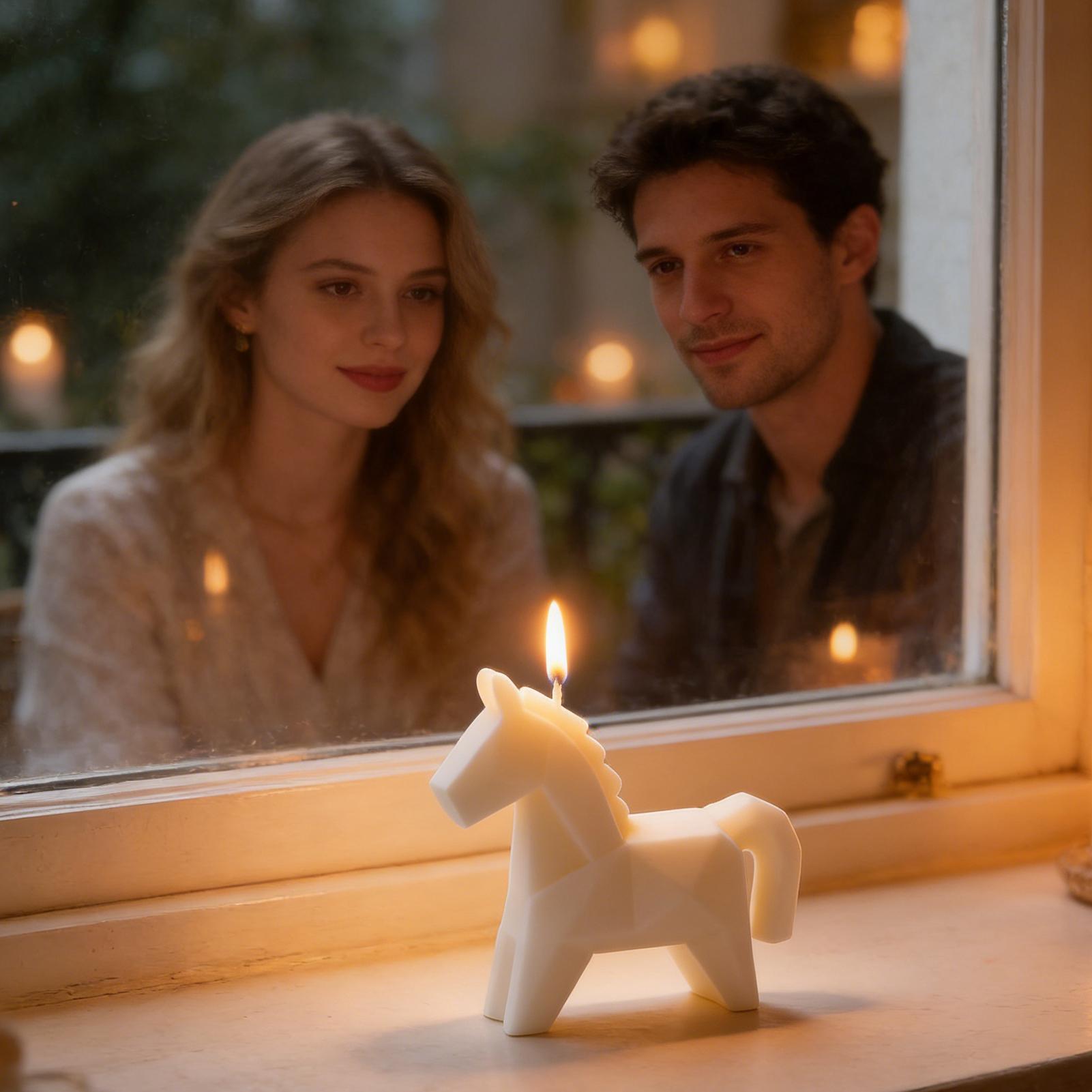 Horse Figure Scented Candle Tr - Model Kit Horse ulasan dan harga