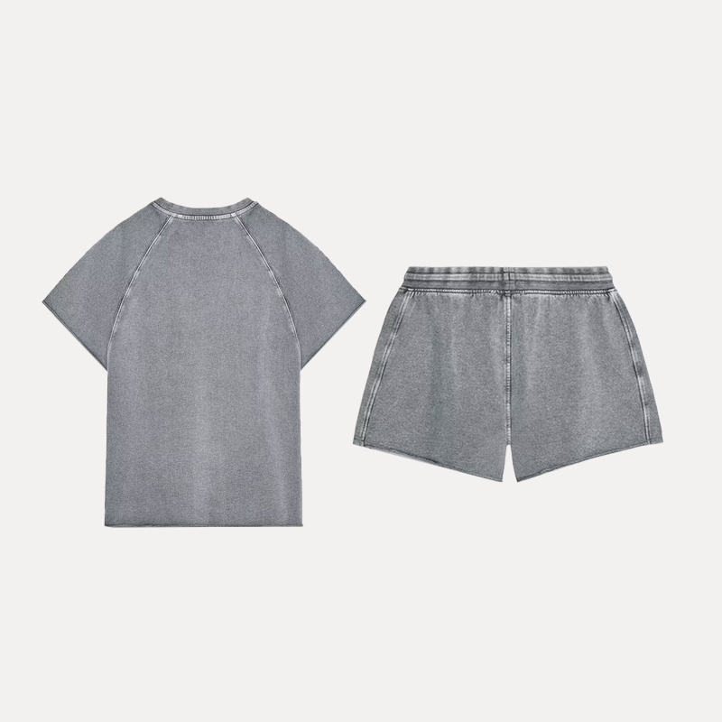 2025 Spring New Women's Printe - Wash Effect Set ulasan dan harga