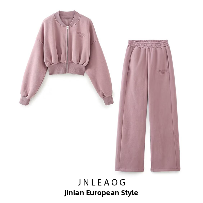 JNLEAOG Summer New Women's Emb - Wash Effect Set ulasan dan harga