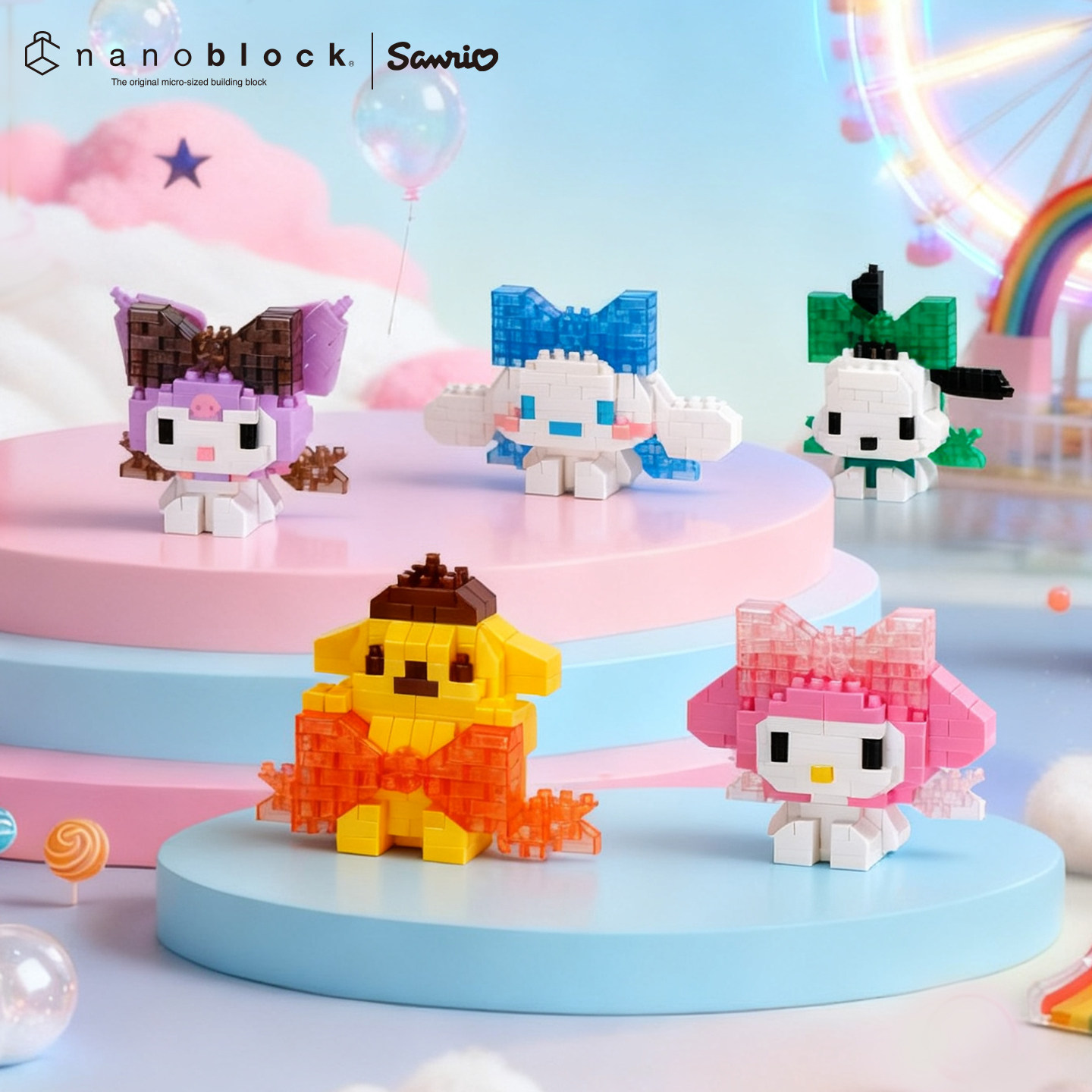 Nanoblock Sanrio Micro Buildin - Model Kit Girls ulasan dan harga