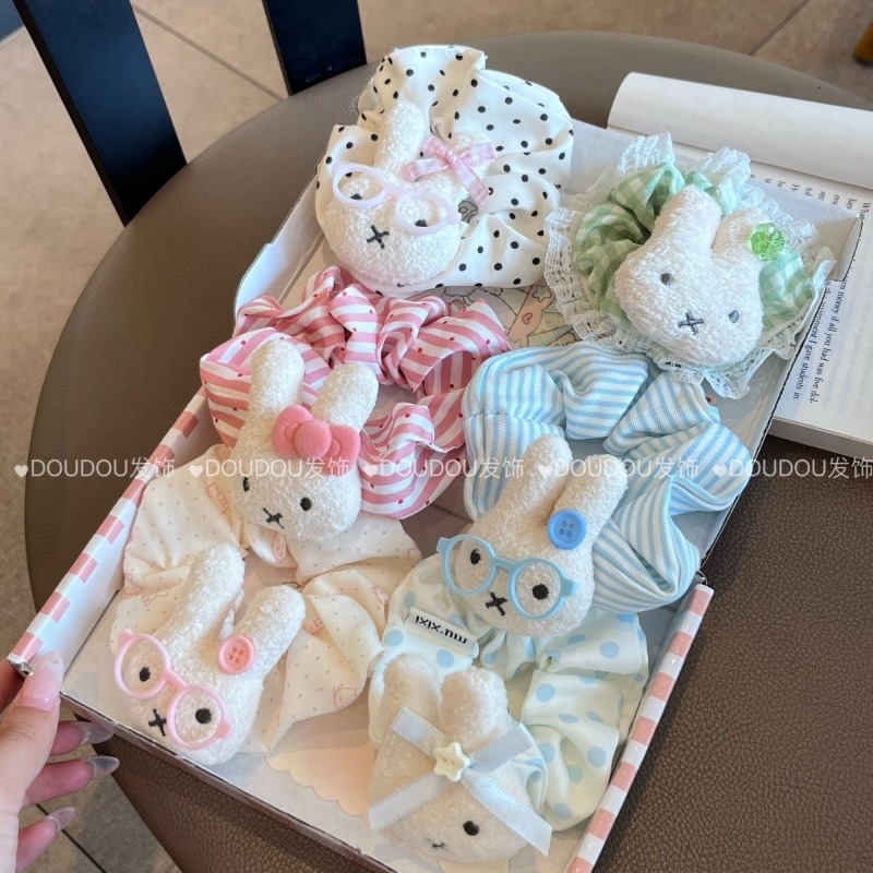 New Miffy Cute Hair Tie Large  - Model Kit Girls ulasan dan harga