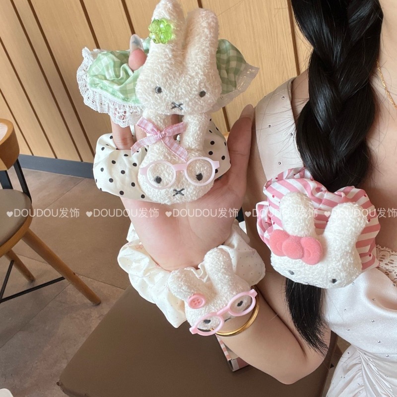 New Miffy Cute Hair Tie Large  - Model Kit Girls ulasan dan harga