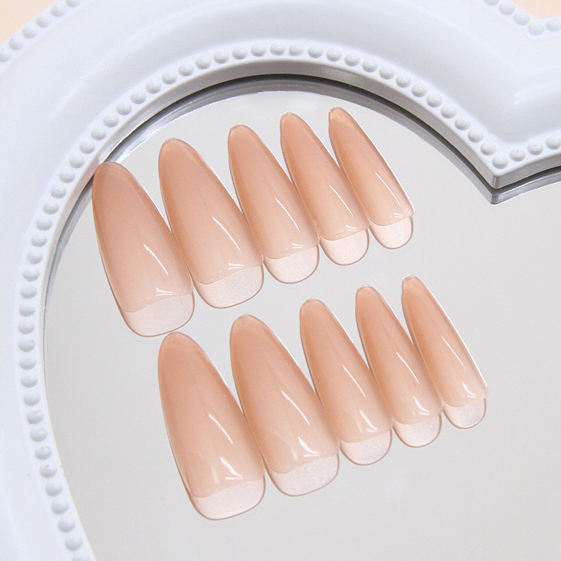 24 Pcs Nude Simple False Nails - Sanding Stick Set ulasan dan harga