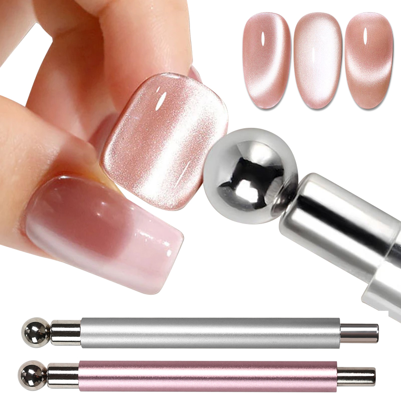 1pcs Nail Cat Eye Magnetic Bal - Sanding Stick Set ulasan dan harga