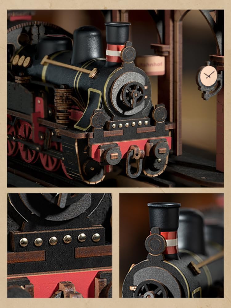 Robotime Steam Train Model Kit - Model Kit Locomotive ulasan dan harga
