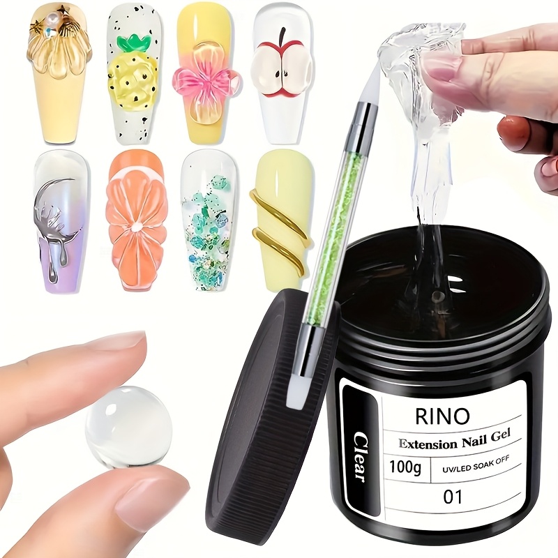100g Clear Non-Stick Hand Exte - Model Kit Glue ulasan dan harga