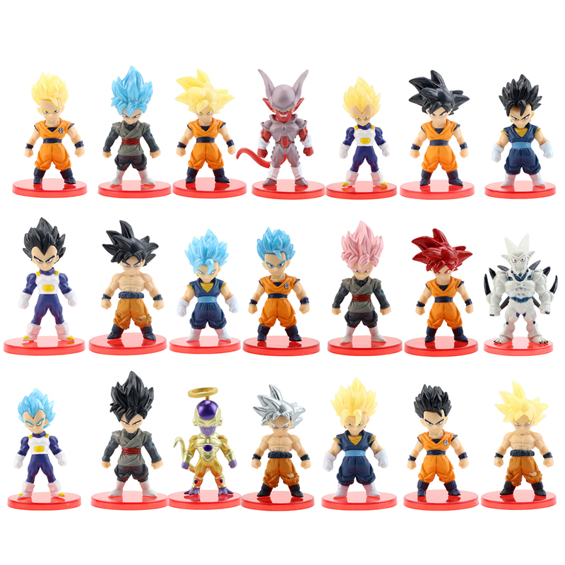 21Pcs/Set Dragon Ball Mini Fig - Model Kit Vegeta ulasan dan harga