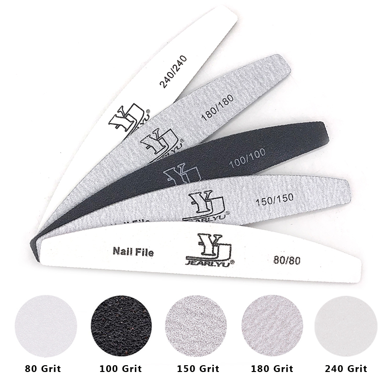 5Pcs/Lot Nail File Mix Color L - Sanding Stick Set ulasan dan harga