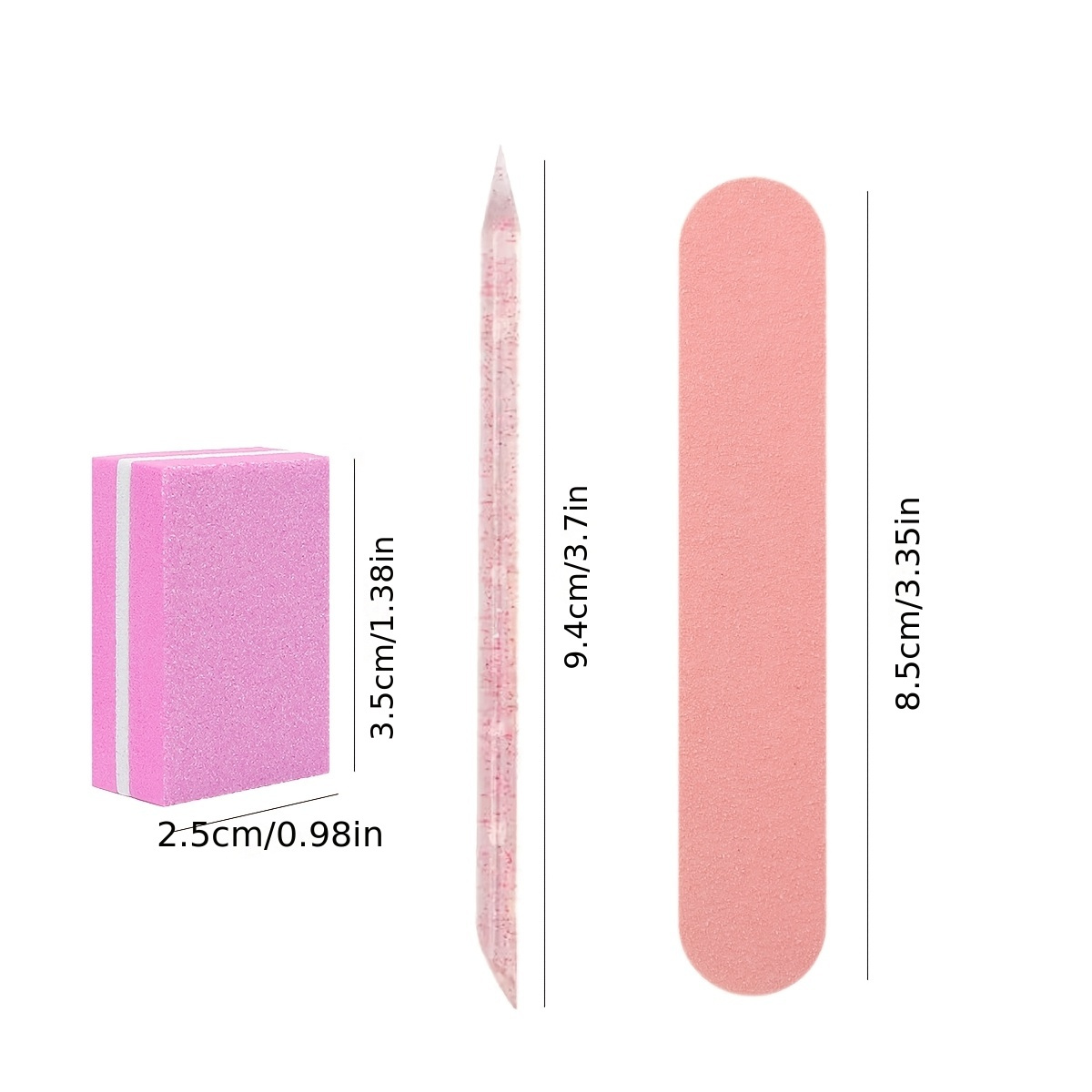 [30pcs Nail Art Kit Essentials - Sanding Stick Set ulasan dan harga