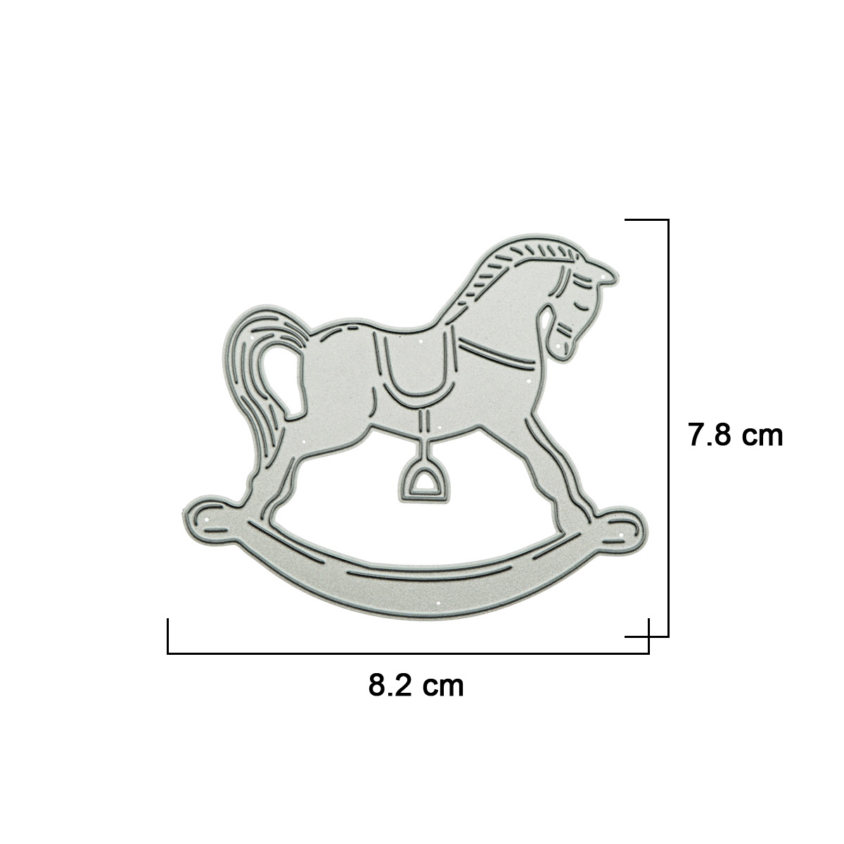 Metal Cutting Dies Scrapbookin - Model Kit Horse ulasan dan harga