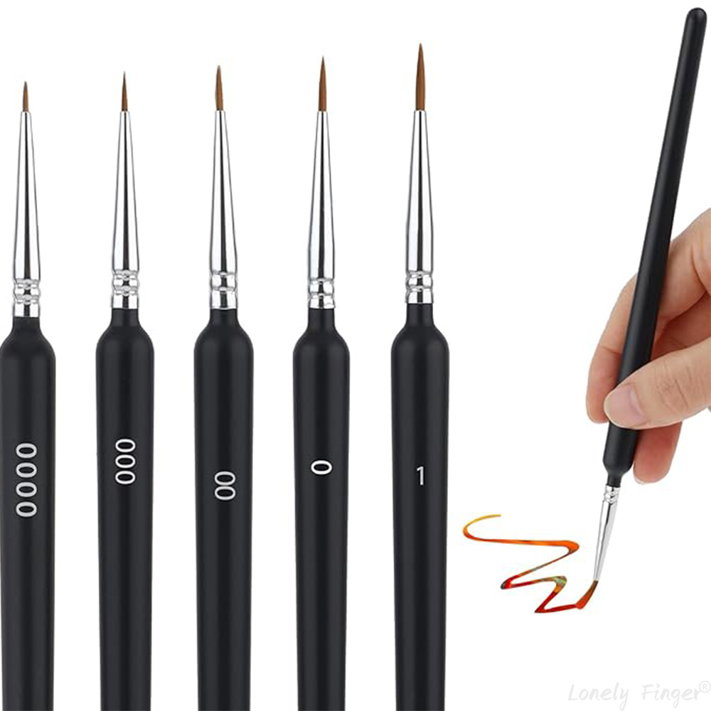 5/11Pcs Paint Brushes Set, Art - Model Kit Acrylic Paint ulasan dan harga