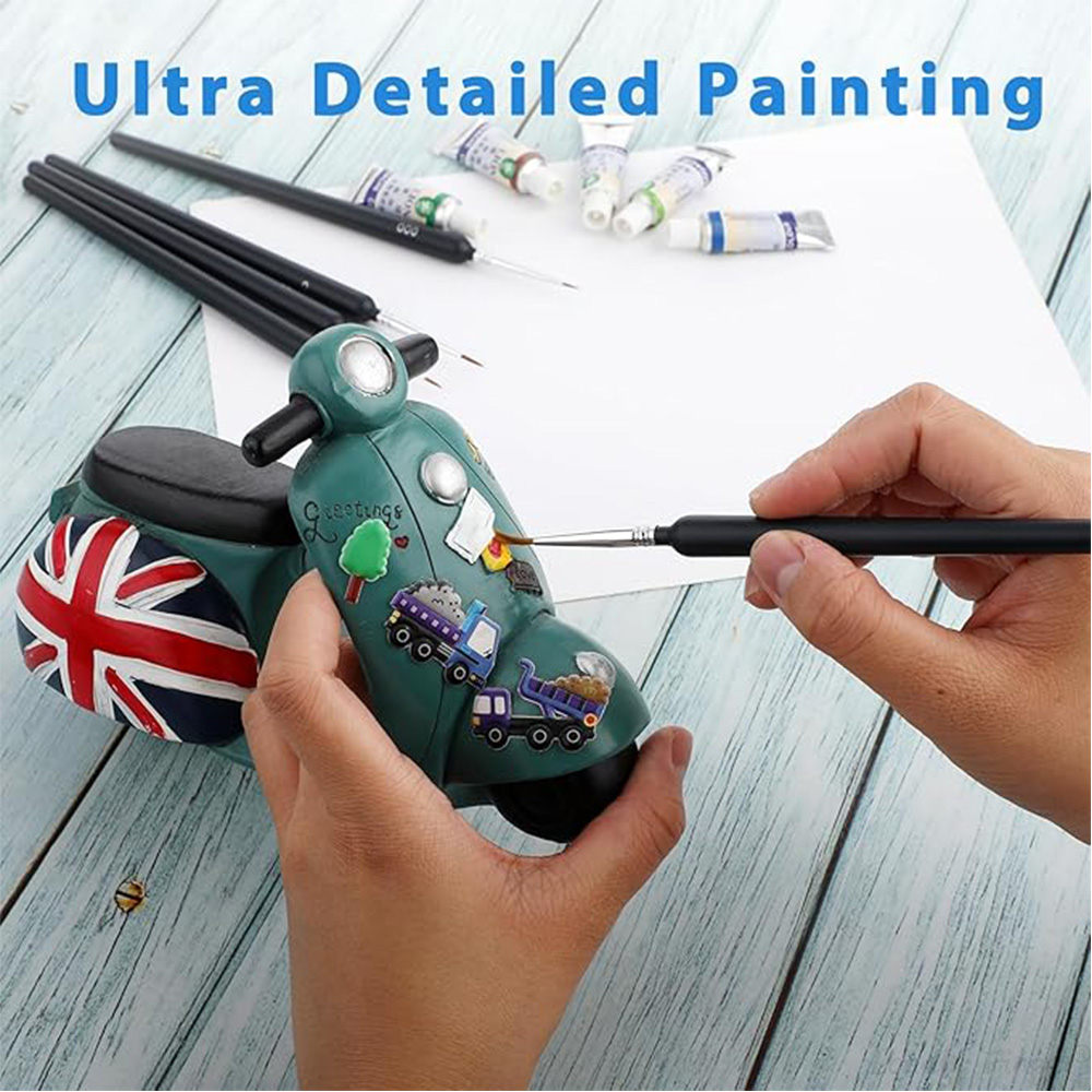 5/11Pcs Paint Brushes Set, Art - Model Kit Acrylic Paint ulasan dan harga