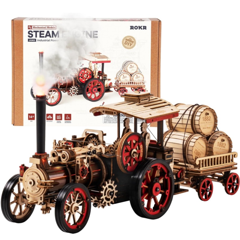 Robotime Rokr Car Model Buildi - Model Kit Locomotive ulasan dan harga