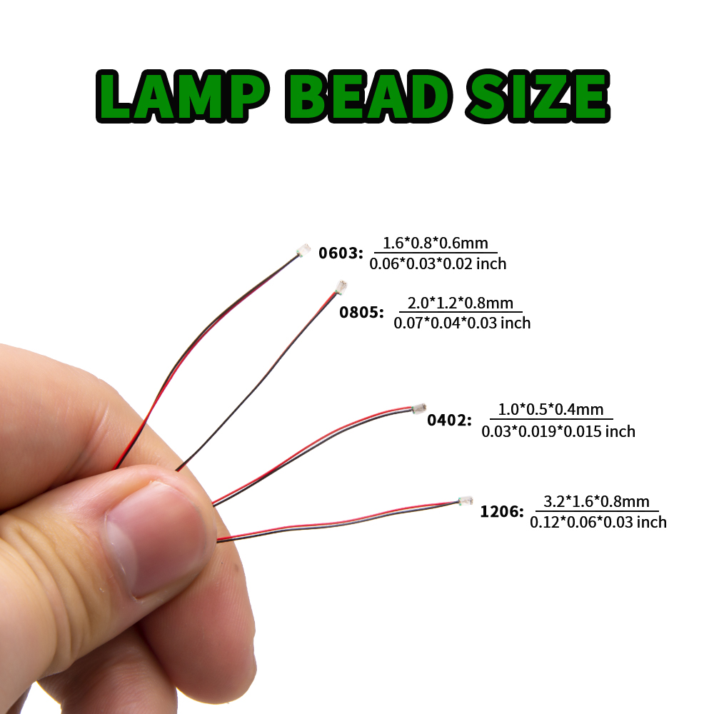 10pcs/Set Micro LED Lamp Chips - Model Kit Locomotive ulasan dan harga