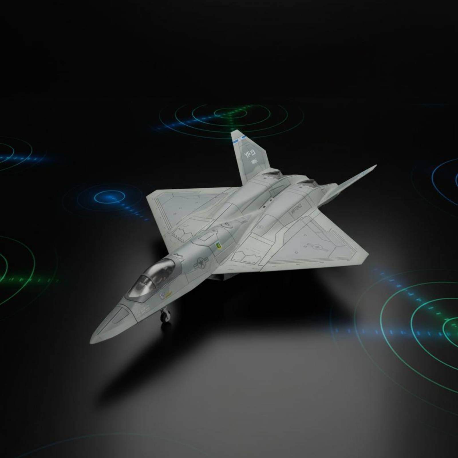 YF-23 Model Plane Glueno-Glue  - Model Kit Glue ulasan dan harga